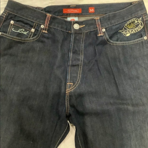 Ed Hardy 2009 Skull & Crossbones Fire Rhinestone - Picture 5 of 8